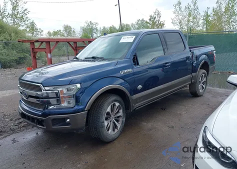2019 Ford F-150 King Ranch z USA, uszkodzony, nr VIN 1FTEW1E48KFA44785